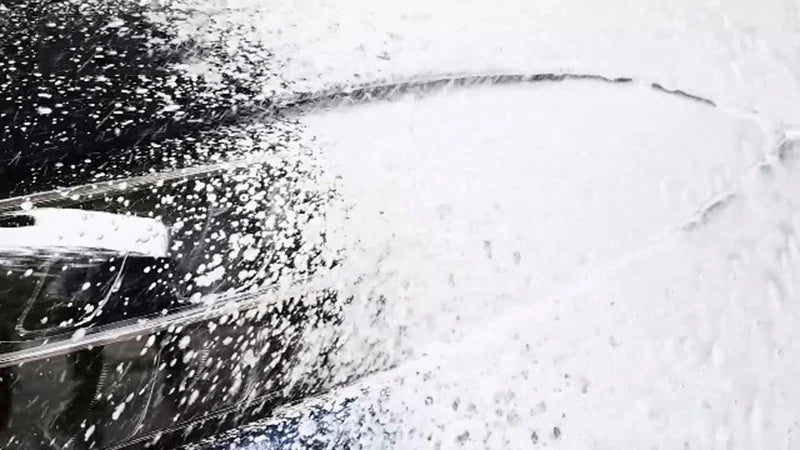 Snow Foam Cannon Heavy Duty Snow Foam Gun Sprayer Car Foam Blaster Wide Neck Adjustable Thick Foamer with 1/4 Quick Connector 1L