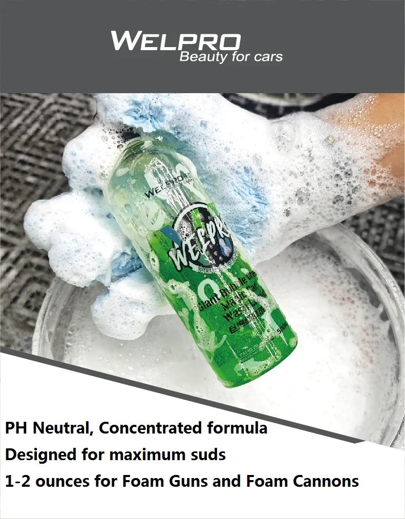 Car Wash Shampoo Cleaning Foam Cannon Liquid  Soap For Cars, Trucks, Motorcycles