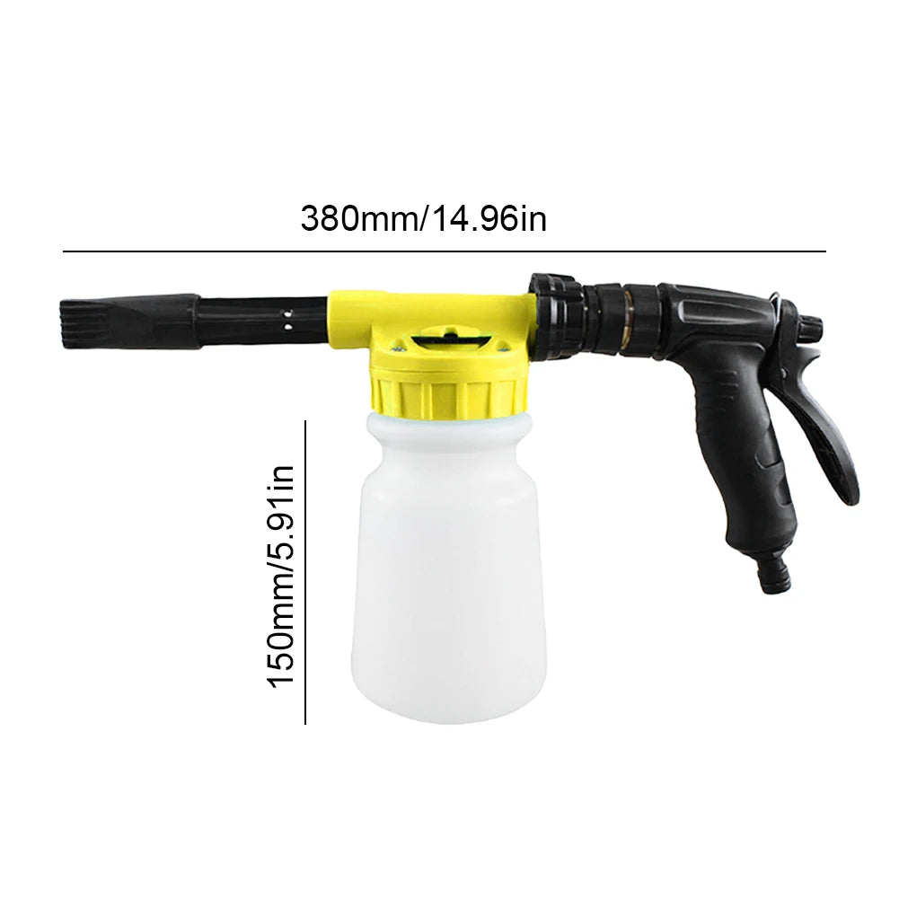 Foam Cannon Car Washing Kit 100ml Liquid Foam Sprayer Adjustable 4500PSI Foam Spray Pot Water Foam Pot Car Wash Accessories