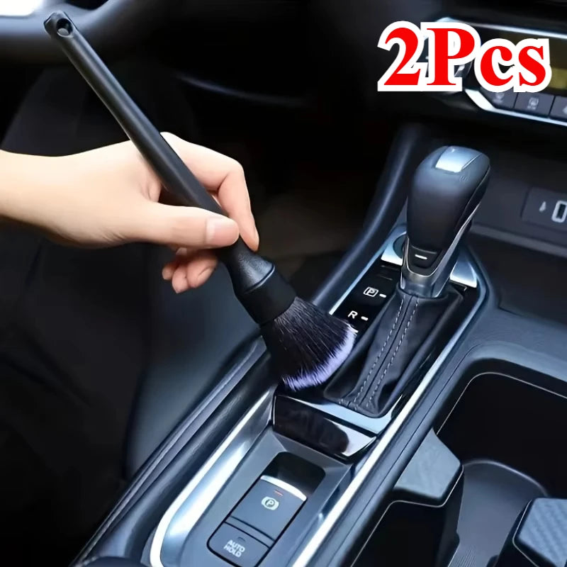 Car Detailing Soft Bristle Brush Dust Removal Detail Brushes for Car Dash Vents and Crevice Car Cleaning Tools