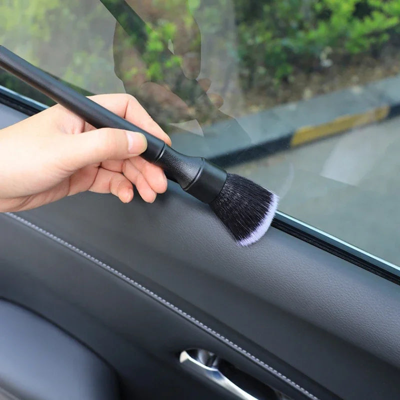 Car Detailing Soft Bristle Brush Dust Removal Detail Brushes for Car Dash Vents and Crevice Car Cleaning Tools