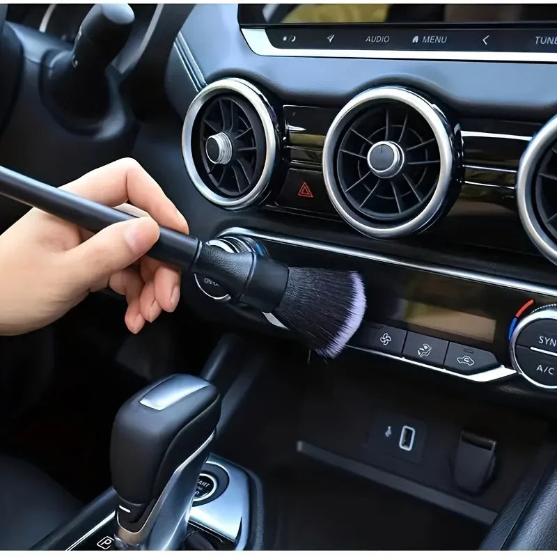 Car Detailing Soft Bristle Brush Dust Removal Detail Brushes for Car Dash Vents and Crevice Car Cleaning Tools