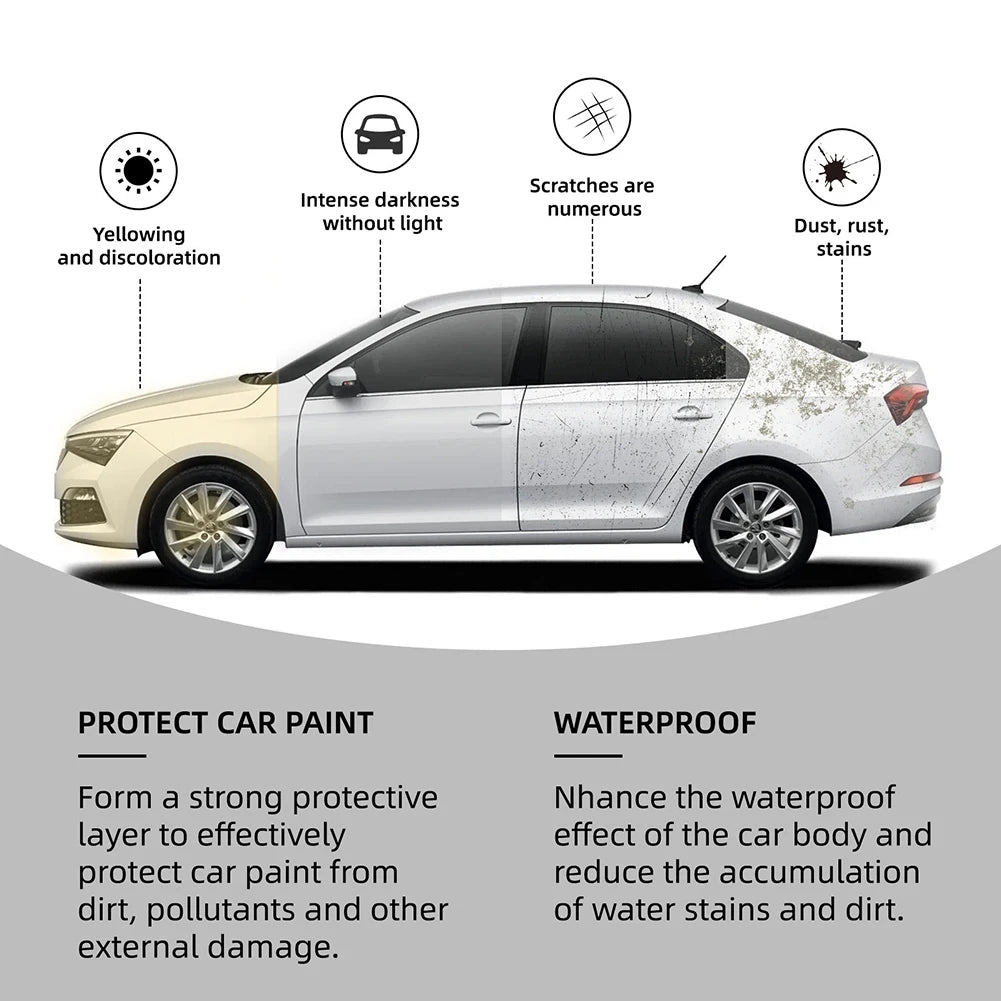 Titaniums Ceramic Wax Cream Ceramic Car Coating Wax Car Care Polish Auto Car Scratch Repair Remover Wax