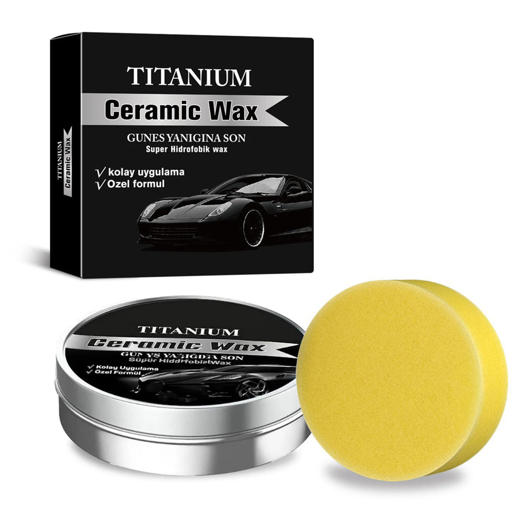 Titaniums Ceramic Wax Cream Ceramic Car Coating Wax Car Care Polish Auto Car Scratch Repair Remover Wax