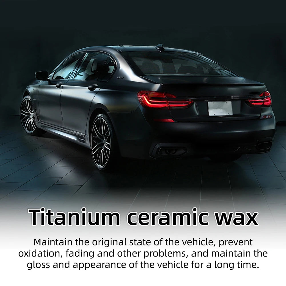 Titaniums Ceramic Wax Cream Ceramic Car Coating Wax Car Care Polish Auto Car Scratch Repair Remover Wax