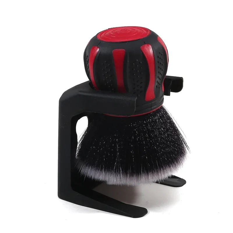 Car Detailing Brushes With Storage Rack Covers Soft Bristles Auto Interior Dust Cleaner Car Detail Brush Cleaning Detail Tool