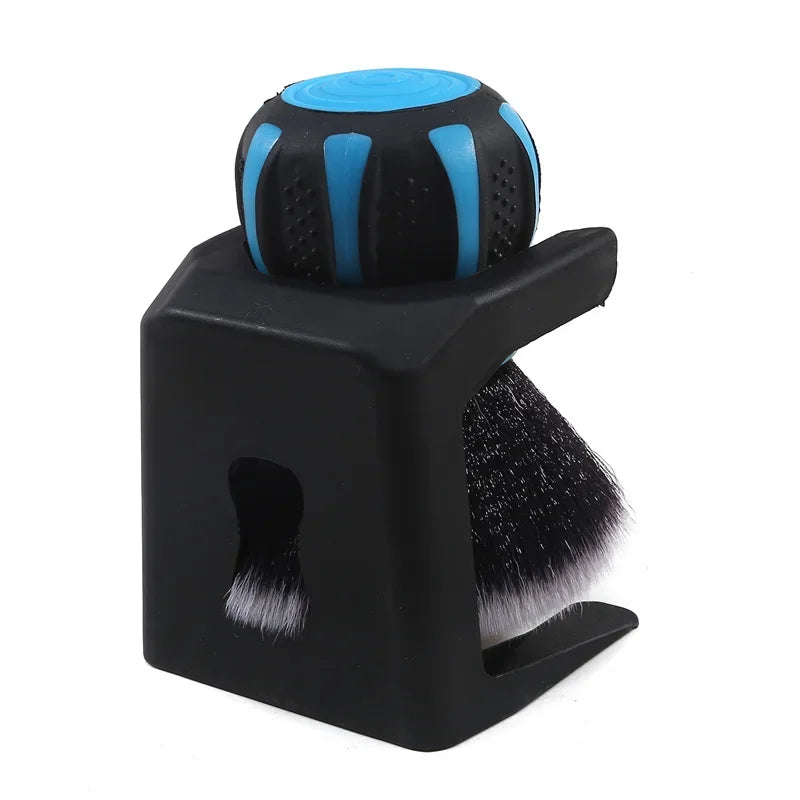 Car Detailing Brushes With Storage Rack Covers Soft Bristles Auto Interior Dust Cleaner Car Detail Brush Cleaning Detail Tool