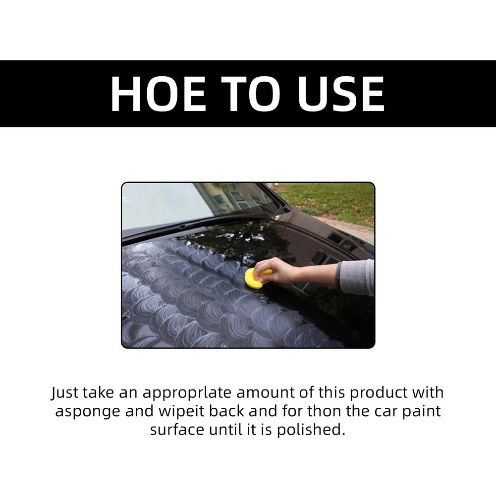 Titaniums Ceramic Wax Cream Ceramic Car Coating Wax Car Care Polish Auto Car Scratch Repair Remover Wax