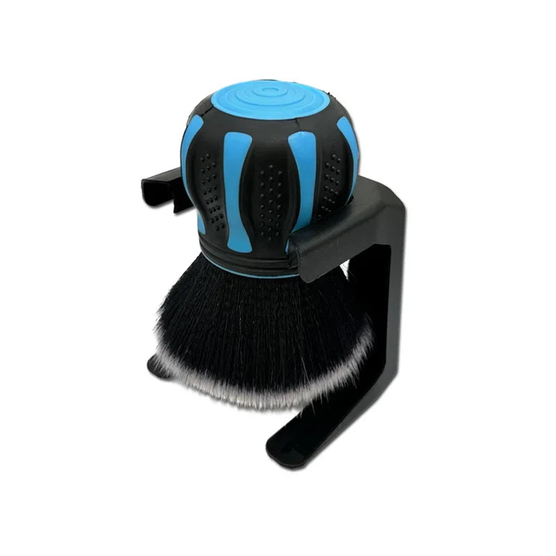 Car Detailing Brushes With Storage Rack Covers Soft Bristles Auto Interior Dust Cleaner Car Detail Brush Cleaning Detail Tool