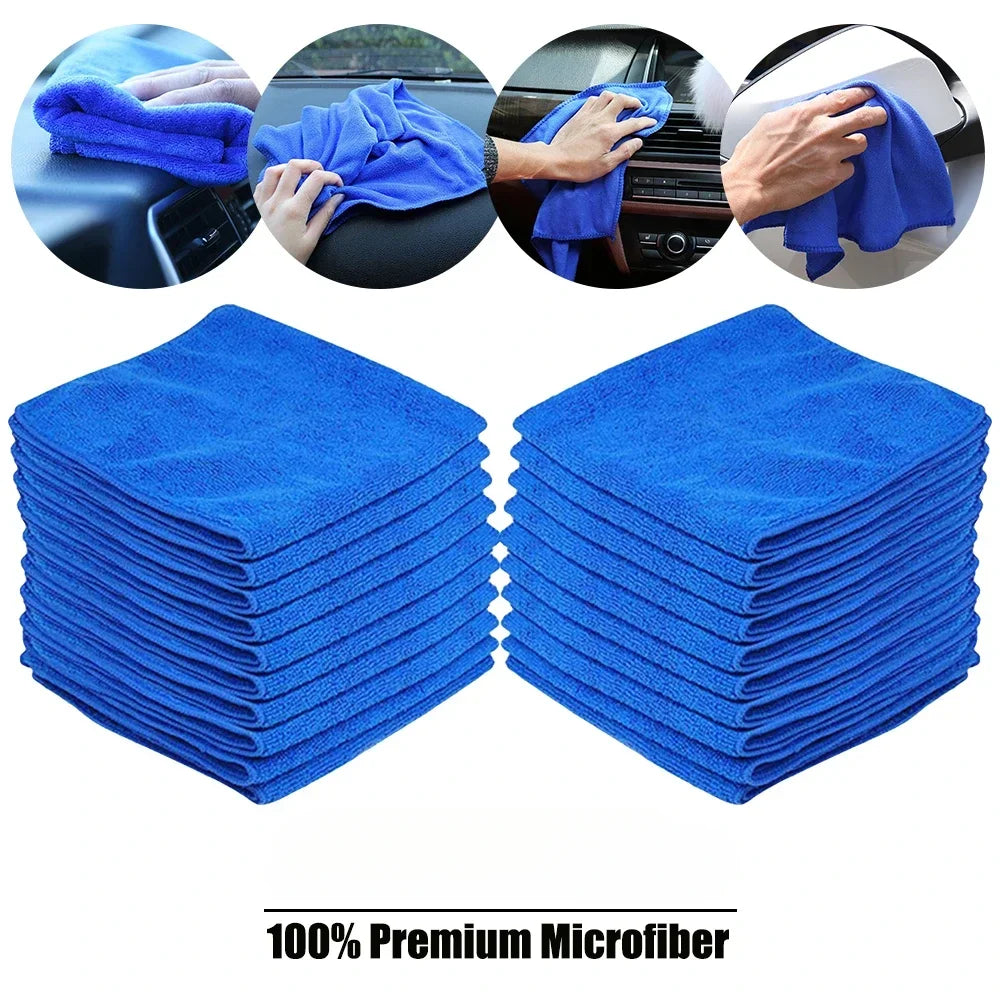 Microfiber Cleaning Cloths Lint Free Microfiber Cleaning Towel Cloths Reusable Cleaning TowelsThickened Absorbent Car Wash Towel