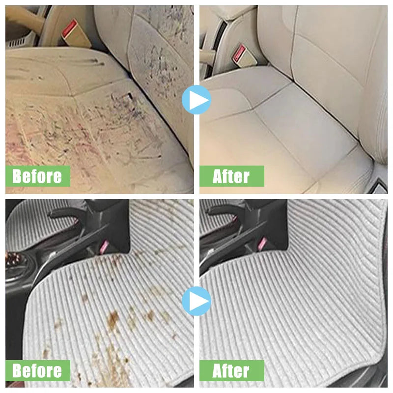 Car Interior Cleaner Agent Ceiling Cleaner Leather Flannel Woven Fabric Water Free Multipurpose Auto Dash Cleaning Tool