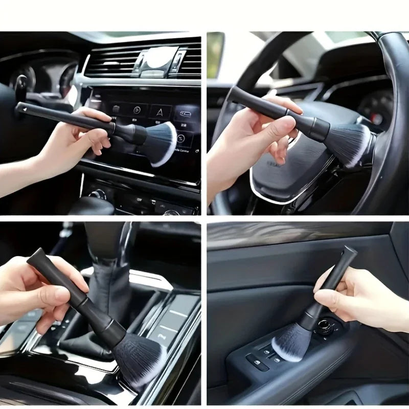 Car Detailing Soft Bristle Brush Dust Removal Detail Brushes for Car Dash Vents and Crevice Car Cleaning Tools