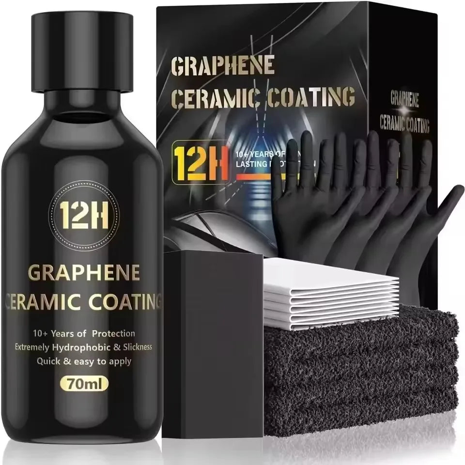 Graphene Ceramic Coating 20H/12H With Self Healing and UV Track Technology Car Detailing Professionals 10+ Years of Protection