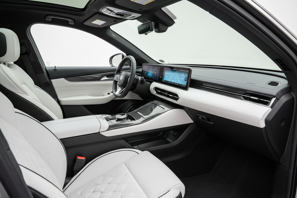 very clean and new like car interior